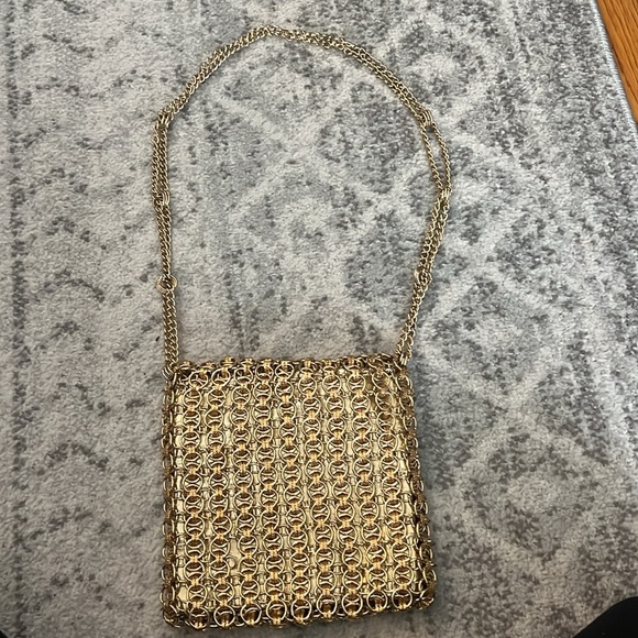 vintage gold evening bag great condition - Picture 4 of 5